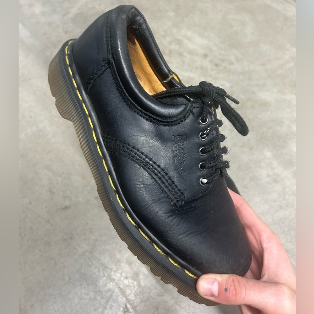 Dr. Martens. Black leather Low Docs - Women’s Size 8